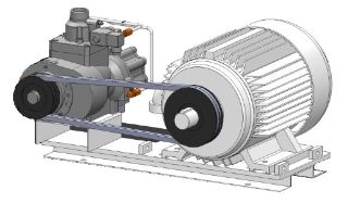 denair airend belt drive